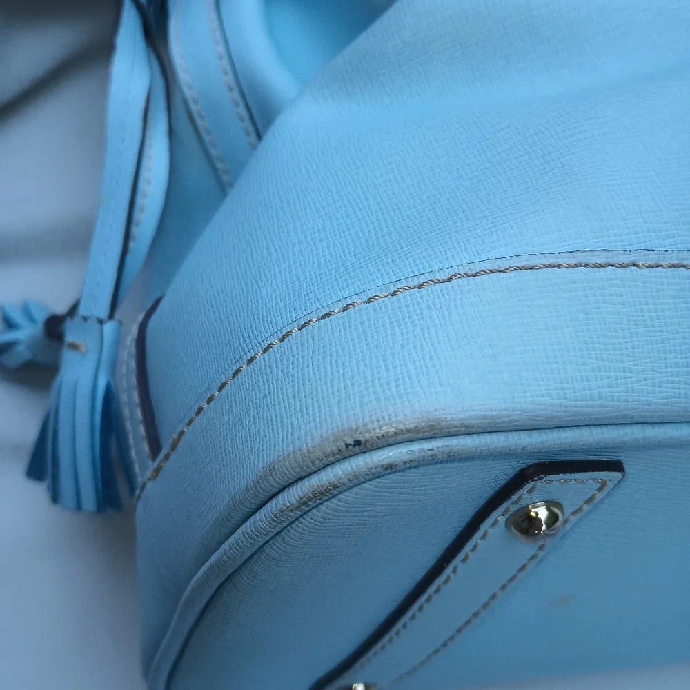 Dooney and Bourke Safiano double strap tassel tote - Picture 5 of 12